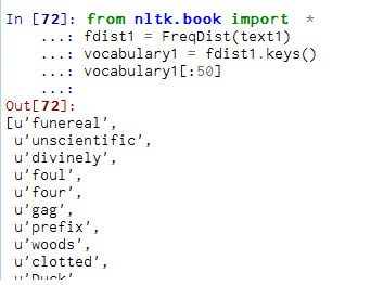 FreqDist的结果keys为啥没有按词频从高到低排