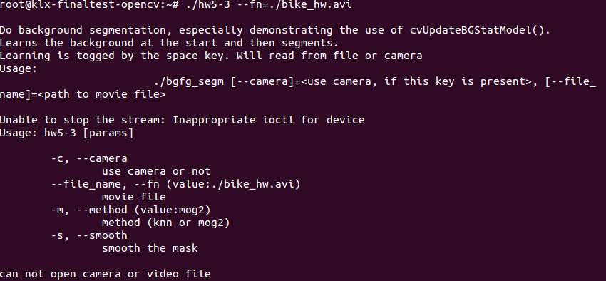 视频GMM前景检测运行出错 - 计算机视觉与人